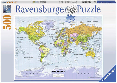 Puzzle 500 World Map