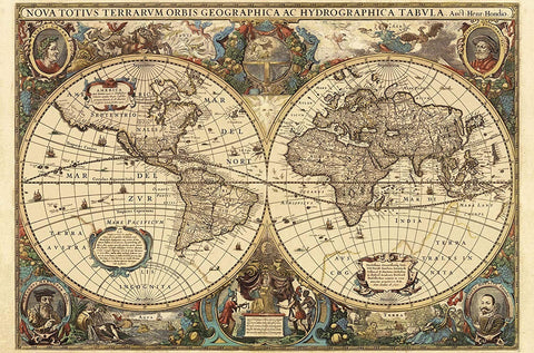 Puzzle 5000 Antique World Map