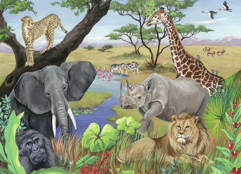 Puzzle 60 Safari Animals