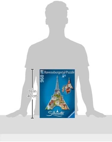 Puzzle 960 Silhouette Eiffel Tower