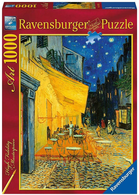 Puzzle Art 1000 Van Gogh : Cafe terrace at night