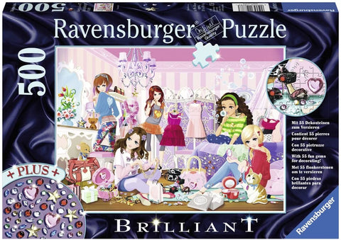 Puzzle By RAVENSBURGER Brilliant 500 Fashion Girls