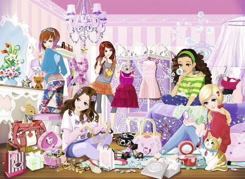 Puzzle By RAVENSBURGER Brilliant 500 Fashion Girls