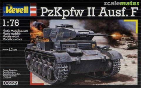 PzKpfw II Ausf. F - Plastic Modelling Kit By Revell