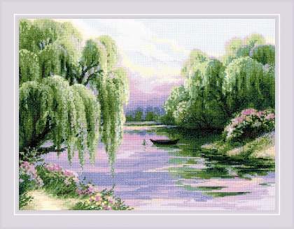 Quiet Morning. Cross Stitch kit by RIOLIS Ref. no.: 2012