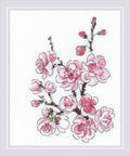 The Branch of Sakura cross stitch kit by RIOLIS 1818