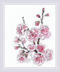 The Branch of Sakura cross stitch kit by RIOLIS 1818