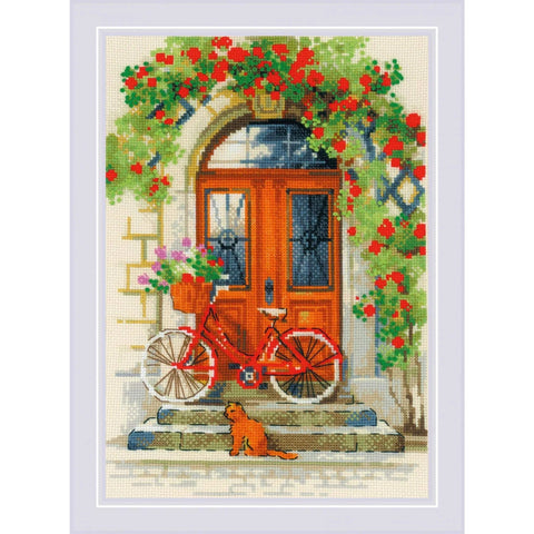 Italian Door cross stitch kit by RIOLIS 1831