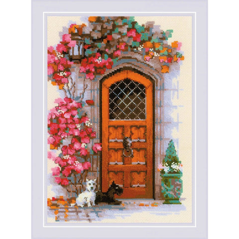 Scottish Door cross stitch kit by RIOLIS 1832