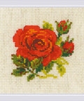 Red Rose cross stitch kit by RIOLIS 1843
