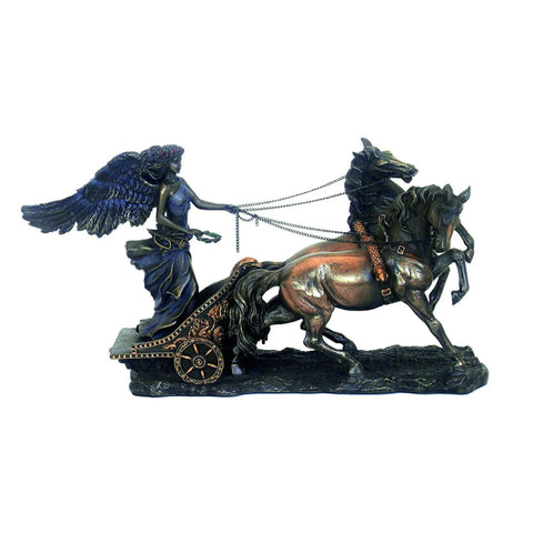 Nike Winged Victory Chariot Statue