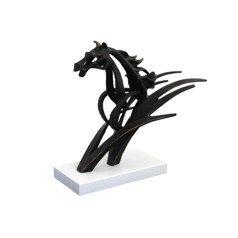 Brass Horse Statue