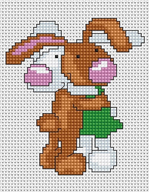 Rabbits SB040 - Cross Stitch Kit by Luca-s