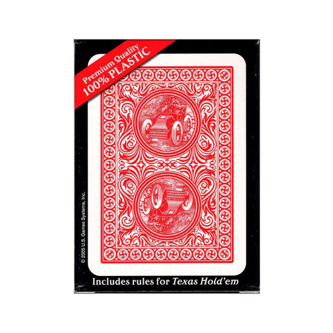 Rally Playing Cards Red US Games Systems