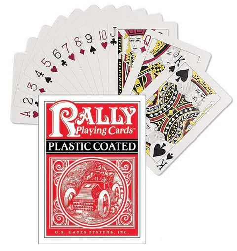 Rally Playing Cards Us Games Systems (red)