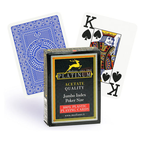 Modiano Ramino Acetate Quality playing cards (blue)