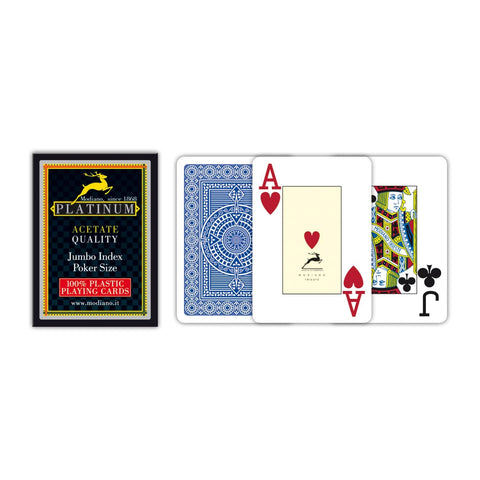 Modiano Ramino Acetate Quality playing cards (blue)