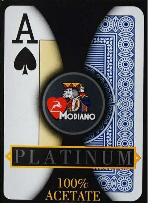 Modiano Ramino Acetate Quality playing cards (blue)