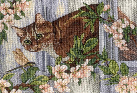 Random Meeting SNV-611 cross stitch kit by MP Studio