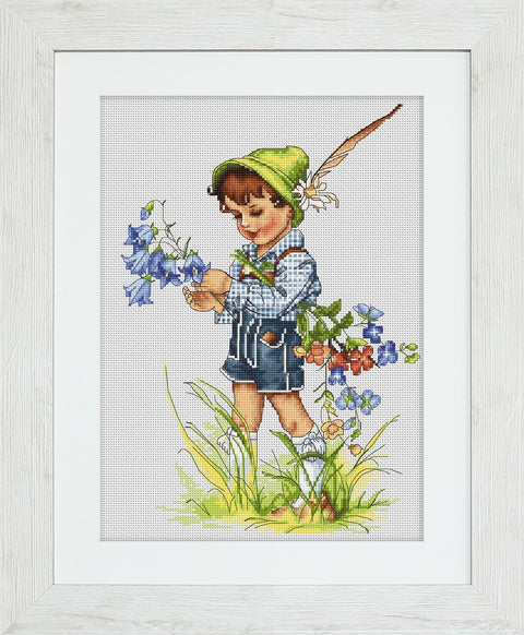 RARE find: Bell Flower SB1105 - Cross Stitch Kit by Luca-s