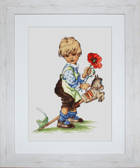 RARE find: Boy SB1102 - Cross Stitch Kit by Luca-s