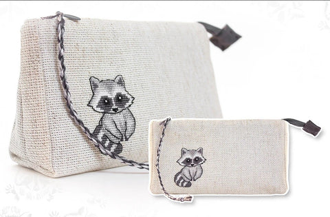 RARE find: Clutch bag for Cross Stitching Racoon SPM1223 - Cross Stitch Kit by Luca-s