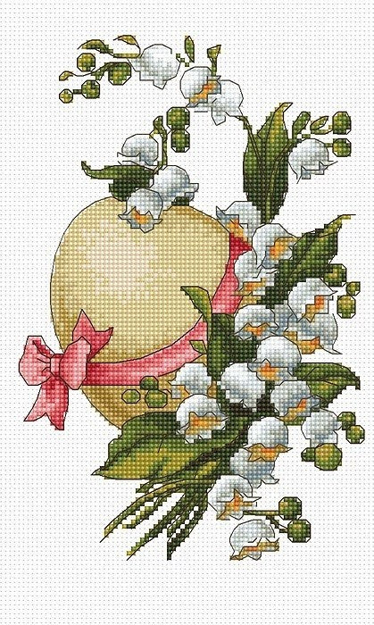 RARE find: Easter Composition SB113 - Cross Stitch Kit by Luca-s