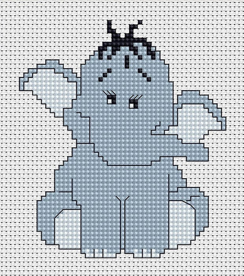 RARE find: Elephant SB041 - Cross Stitch Kit by Luca-s