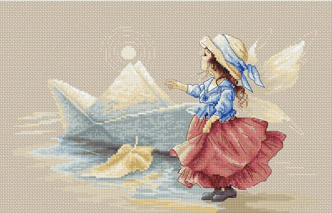 RARE find: Fairy SB1128 - Cross Stitch Kit by Luca-s