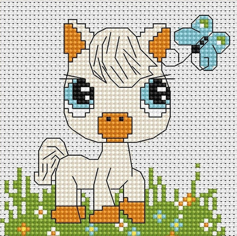 RARE find: Little Horse SB045 - Cross Stitch Kit by Luca-s