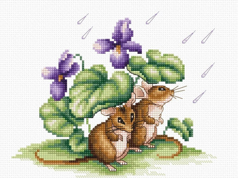 RARE find: Mice SB1041 - Cross Stitch Kit by Luca-s