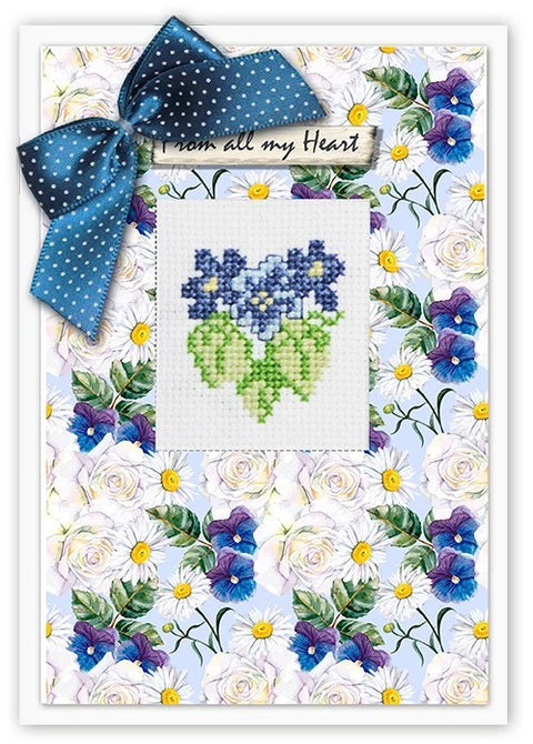 RARE find: Post Card SSP42 - Cross Stitch Kit by Luca-s