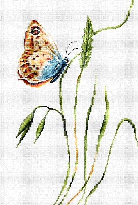 RARE find: Smell of Spring SB2244 - Cross Stitch Kit by Luca-s