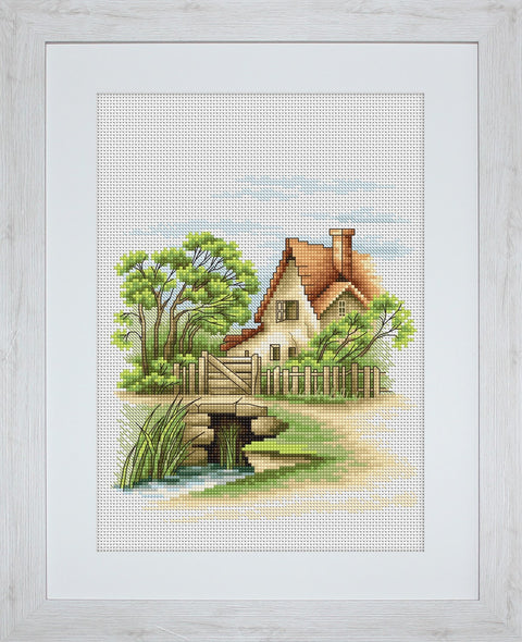 RARE find: Summer Landscape SB2278 - Cross Stitch Kit by Luca-s