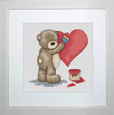 RARE find: Teddy Bruno SB1007 - Cross Stitch Kit by Luca-s