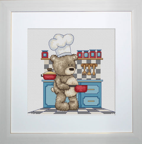 RARE find: Teddy Bruno SB1089 - Cross Stitch Kit by Luca-s