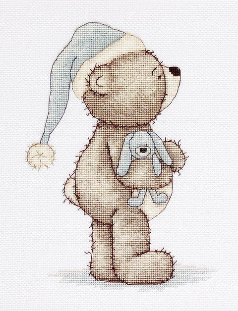 RARE find: Teddy Bruno SB1093 - Cross Stitch Kit by Luca-s