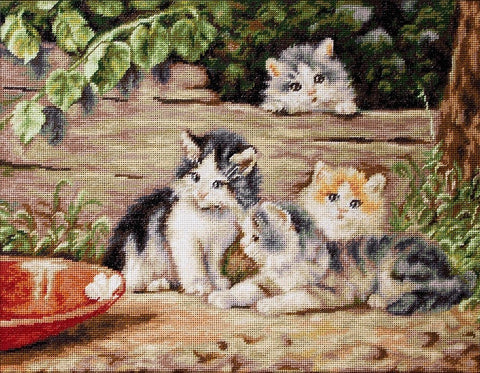 RARE find: The Cats SB556 - Cross Stitch Kit by Luca-s