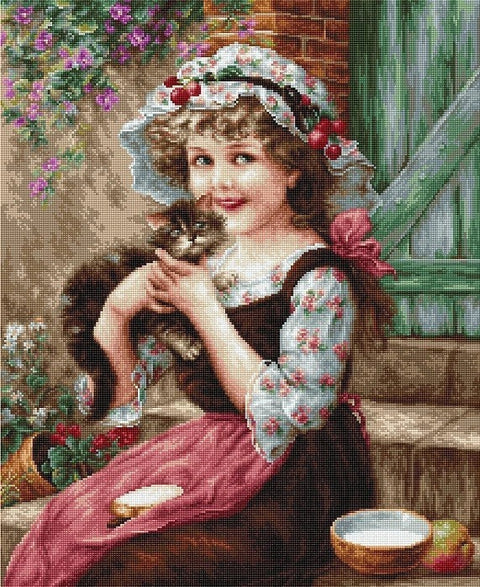 RARE find: The Little Kitten SB538 - Cross Stitch Kit by Luca-s