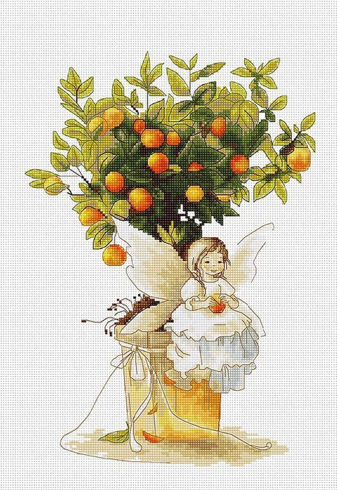 RARE find: The Tangerine SB1112 - Cross Stitch Kit by Luca-s