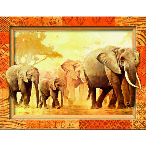 Ravensburger Frame Puzzle 500 African Giants