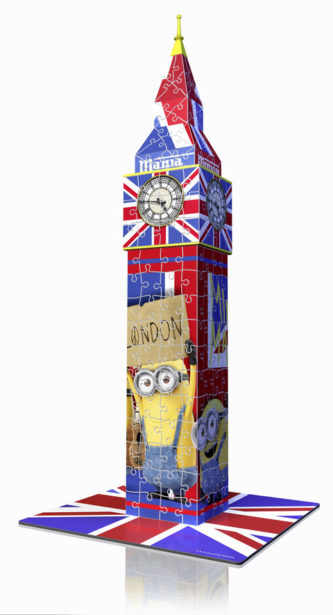 Ravensburger dėlionė "3D Puzzle Big Ben - Minion Mayhem"