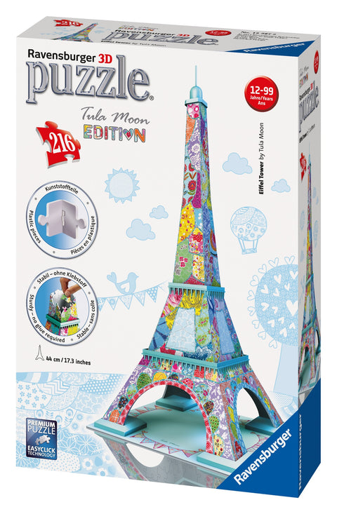 Ravensburger dėlionė "3D Puzzle Eiffel Tower by Tula Moon"