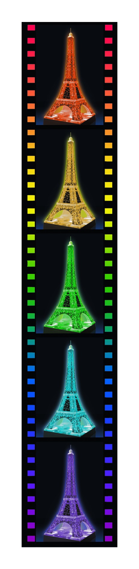 Ravensburger dėlionė "3D Puzzle Eiffel Tower. Night Edition"