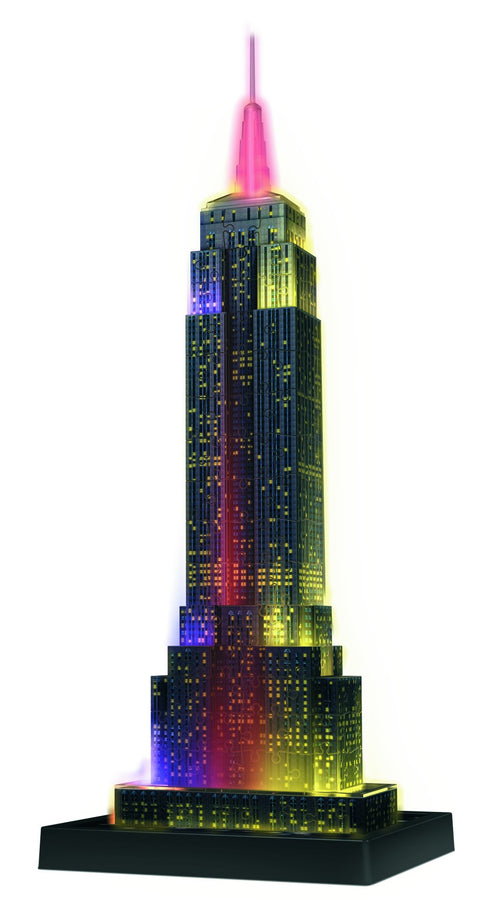 Ravensburger dėlionė "3D puzzle Empire State Building. Night Edition"