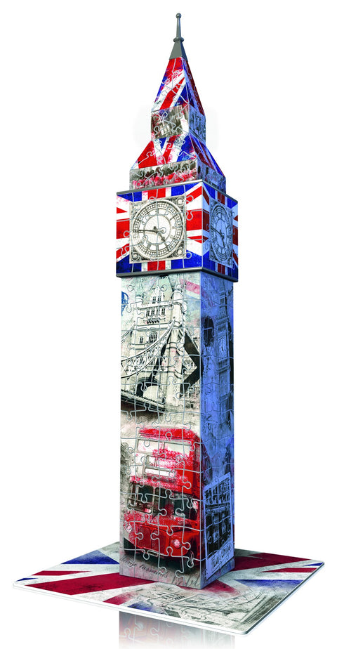 Ravensburger dėlionė "3D Puzzle Flag Edition Big Ben"