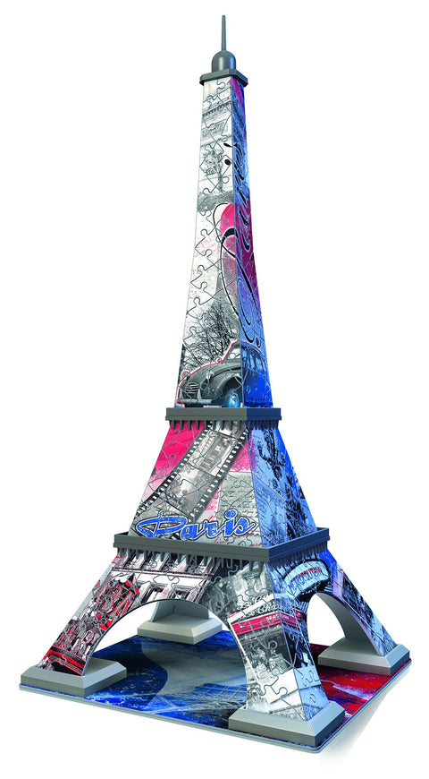 Ravensburger dėlionė "3D Puzzle Flag Edition Eiffel Tower - Paris"