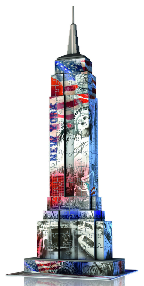 Ravensburger dėlionė "3D Puzzle Flag Edition Empire State Buildding - New York"