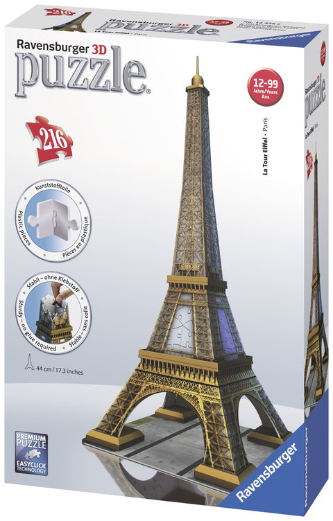 Ravensburger dėlionė "3D Puzzle La Tour Eiffel - Paris"