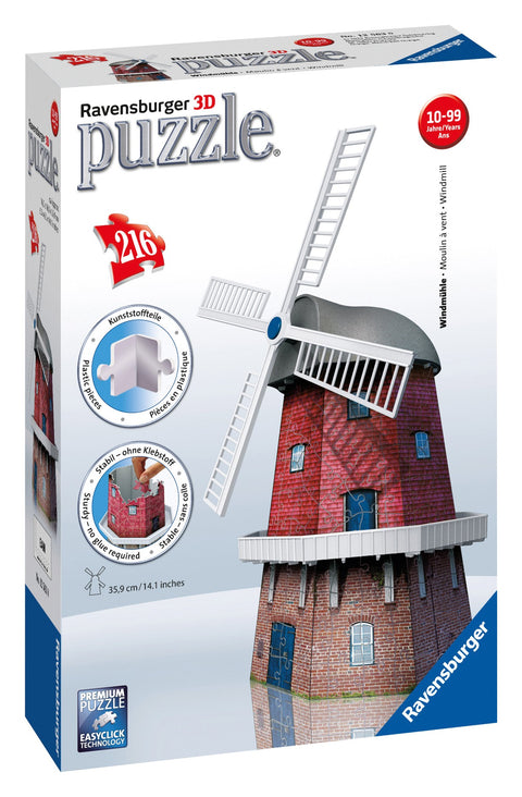 Ravensburger dėlionė "3D Puzzle Windmill"